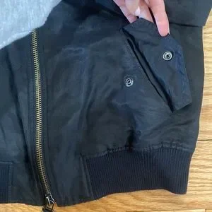 Vince Jackets Coats Vince Black Bomber Jacket Poshmark